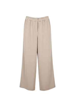 Black Label wide-leg trousers - Neutrals