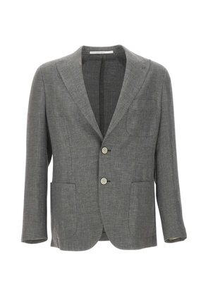 Eleventy single-breasted peak-lapel blazer - Grey