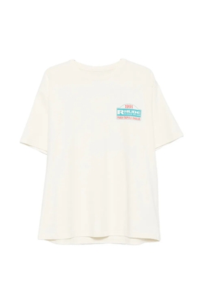 RHUDE graphic-print T-shirt - Yellow