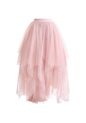 Gemy Maalouf layered tulle skirt - Pink