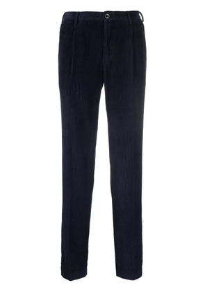 Incotex straight-leg corduroy trousers - Blue