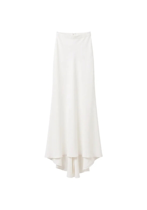 Gemy Maalouf high-low-hem long skirt - White