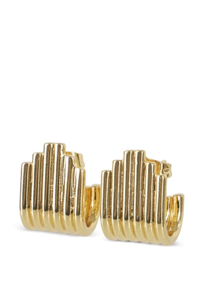 Federica Tosi Lobo Lea ribbed earrings - Gold