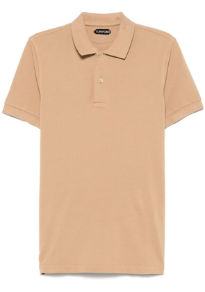 TOM FORD cotton polo shirt - Neutrals