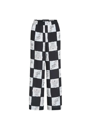 Karl Lagerfeld fluid-fit trousers - Black