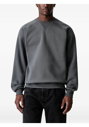 Carhartt WIP raglan-sleeve logo-embroidered sweater - Grey