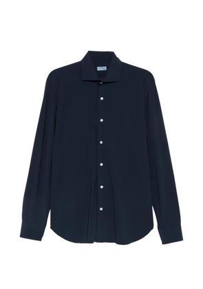 Barba long-sleeve button-down shirt - Blue