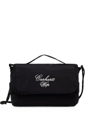 Carhartt WIP logo-embroidered foldover belt bag - Black