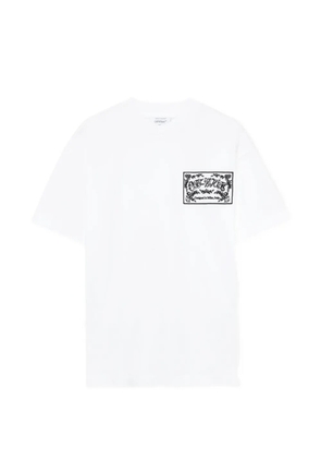 Off-White embroidered paisley-logo T-shirt