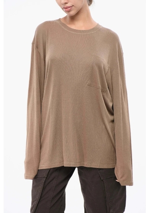 By Malene Birger Fayeh chest-pocket T-shirt - Brown