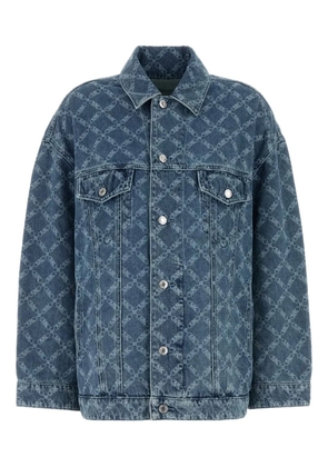 Michael Michael Kors printed denim jacket - Blue