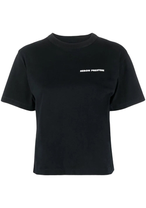 Heron Preston logo-print organic cotton T-shirt - Black