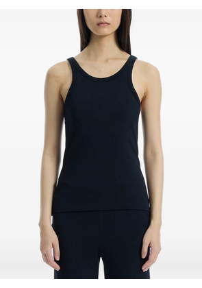 Determ; ribbed open-back tank top - Black