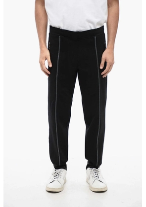 Neil Barrett tape-detail track pants - Black