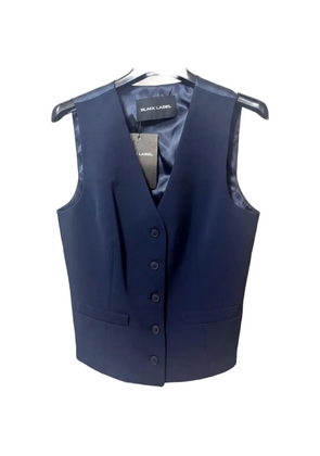 Black Label button-fastening waistcoat - Blue
