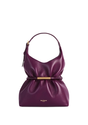 Balmain Sphynx mini bag In smooth leather - Purple