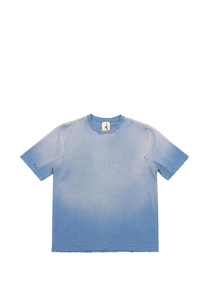 MOOJI MOOJI distressed T-shirt - Blue