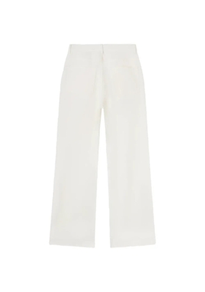 RETORI gabardine straight-leg trousers - Neutrals