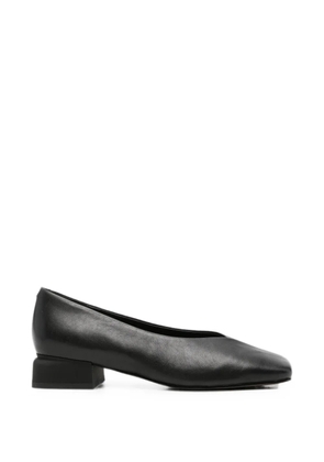 LINDA BAUMANN square-toe block-heel pumps - Black