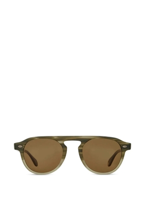 Garrett Leight Harding Sun round-frame sunglasses - Green