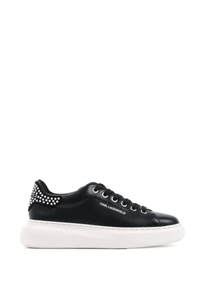 Karl Lagerfeld stud-embellished chunky-sole sneakers - Black