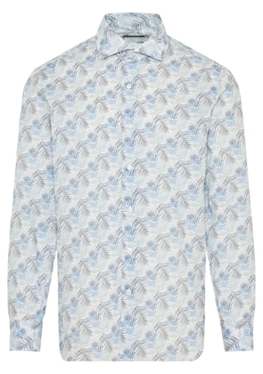 Barba printed shirt - Neutrals