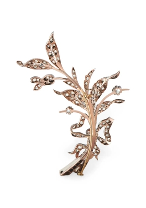 LB Exclusive diamond floral brooch - Pink
