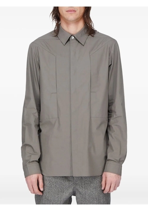 Rick Owens Fog Pocket long-sleeve shirt - Brown