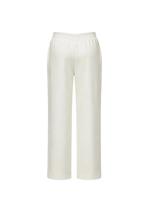 LIU JO pintuck-detail track pants - White