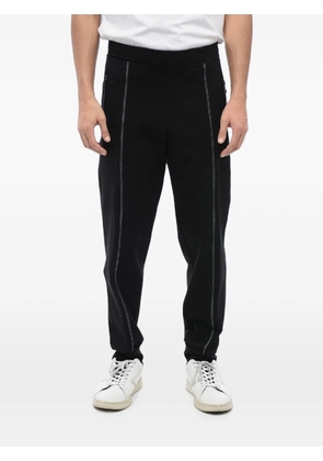 Neil Barrett tapered-fit tape-detail track pants - Black