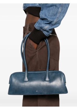 Osoi Boat aged-effect leather tote bag - Blue