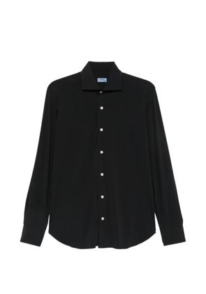 Barba long-sleeve button-up shirt - Black