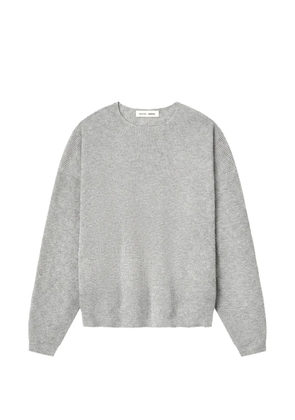 FEAR OF GOD ESSENTIALS waffle-knit dropped-shoulder sweater - Grey