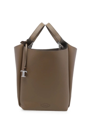 Tod's small leather bucket bag - Brown