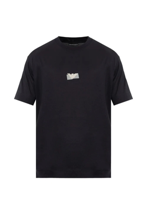 Emporio Armani logo-print short-sleeve T-shirt - Blue