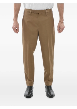 Neil Barrett Jamie pressed-crease trousers - Brown