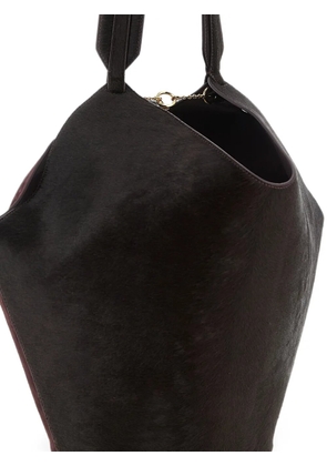 KHAITE small Lotus sculptural tote bag - Brown