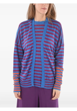 Woolrich striped cardigan - Blue