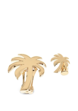 Palm Angels palm-tree clip-on earrings - Gold