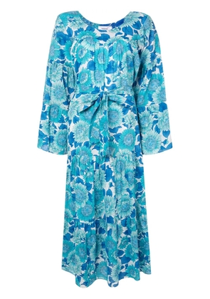 Bambah sunflower cotton kaftan - Blue