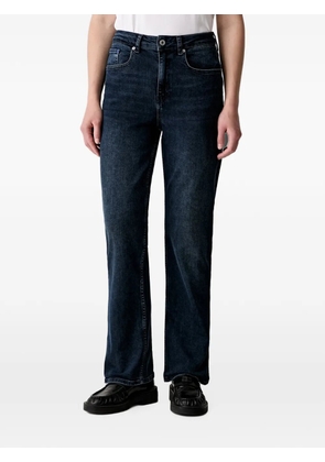 Karl Lagerfeld Jeans logo-patch straight-leg jeans - Blue