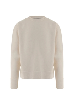 Golden Goose logo-patch cotton sweater - Neutrals