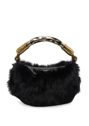 Balmain Ebene faux-fur tote bag - Black