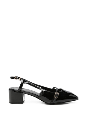 SERGIO MORETTI FIRENZE buckle-fastening slingback pumps - Black
