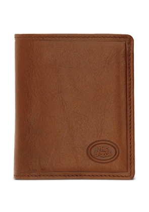 The Bridge logo-embossed leather wallet - Brown