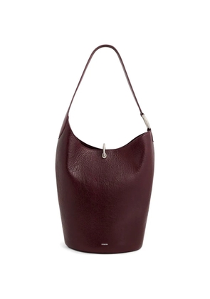 Rabanne Ring leather tote bag - Red