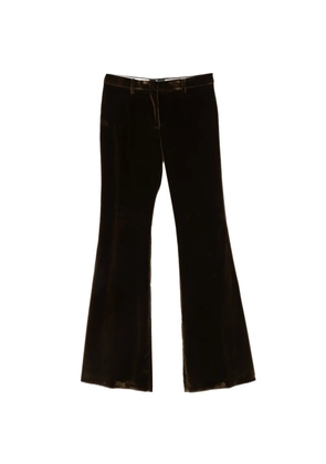 ETRO velvet flared trousers - Green