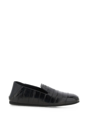 Giuseppe Zanotti Rupert 10 glossy eel-skin loafers - Black