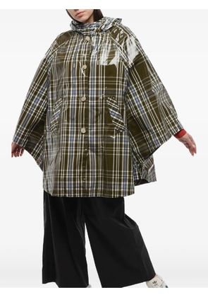 Woolrich Hawthorn check-pattern cape - Green