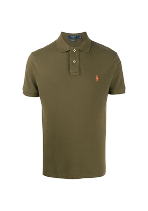 Polo Ralph Lauren embroidered-logo cotton polo shirt - Green